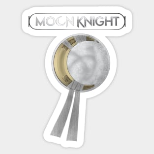 moon knight chest symbol Sticker